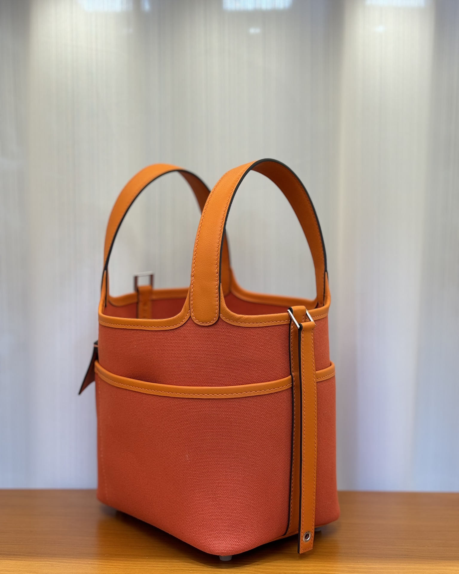 Hermes Picotin Lock 18 Pocket Bag In Orange